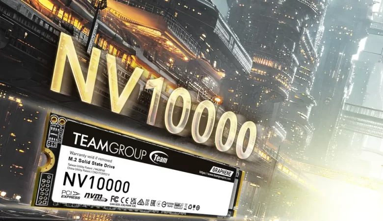 TeamGroup Launches Mid-Range NV10000 PCIe 5.0 SSD with 10,000 MB/s Read Speeds